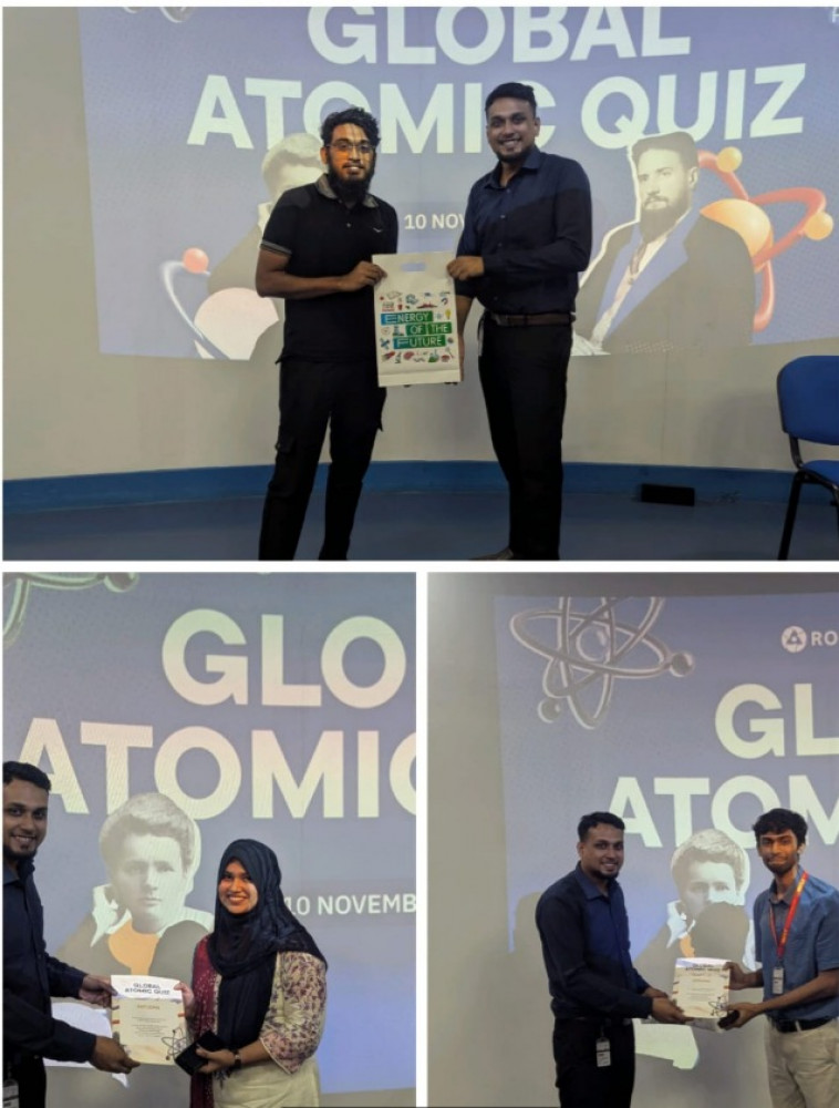 MIST Students Secured 3rd Position in Global Atomic Quiz 2025!